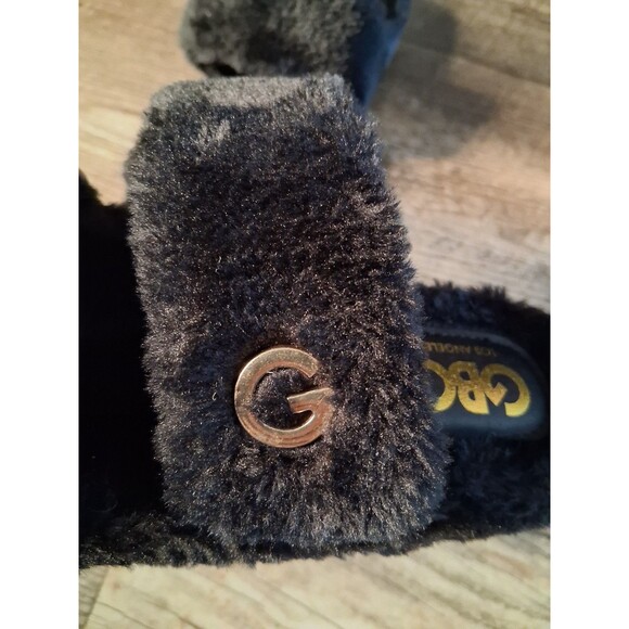 NEW! Women's GBG Los Angeles Lennly Casual Faux Fur Slipper Sandal Slides, 7.5M - Picture 9 of 12